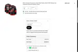 Carolina Hurricanes Shop coupon verification screenshot