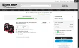 Carolina Hurricanes Shop coupon verification screenshot