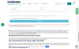 Carolina Hemp Hut coupon verification screenshot