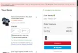 Carolina Panthers coupon verification screenshot