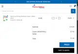 MEMORIAL coupon verification screenshot