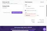 XANDER10 coupon verification screenshot