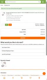 Cartrimhome coupon verification screenshot