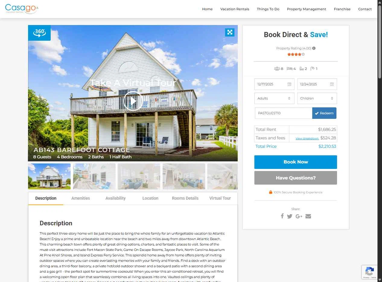 Casago checkout page showing Casago promo code box | Screenshot taken by SimplyCodes community member on Dec 15, 2025