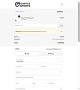 Castle Sports coupon verification screenshot