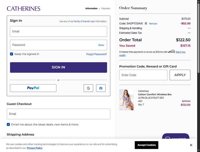 Catherines Promo Codes (9 Verified) - 50% Off Jul 2025