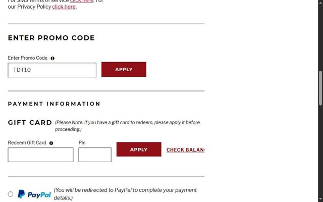 Cavenders checkout page showing Cavenders promo code box | Screenshot taken by SimplyCodes community member on May 22, 2025
