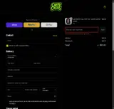 CavityColors coupon verification screenshot