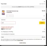 FAMILY20 coupon verification screenshot