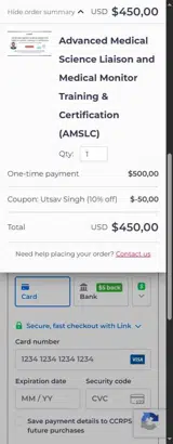 U655YRVT8GA coupon verification screenshot