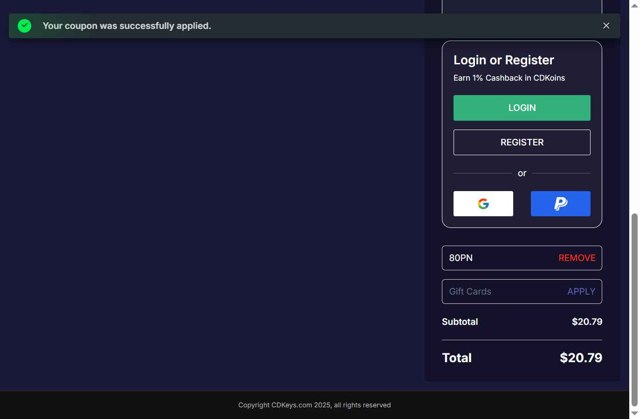 Loaded checkout page showing Loaded discount code box | Screenshot taken by SimplyCodes community member on Aug 10, 2025