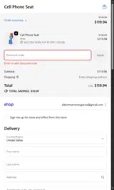 5DXQ2F3X coupon verification screenshot