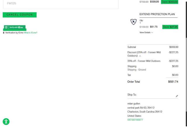 CenterPoint checkout page showing CenterPoint promo code box | Screenshot taken by SimplyCodes community member on Aug 22, 2025