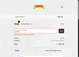 Cento coupon verification screenshot