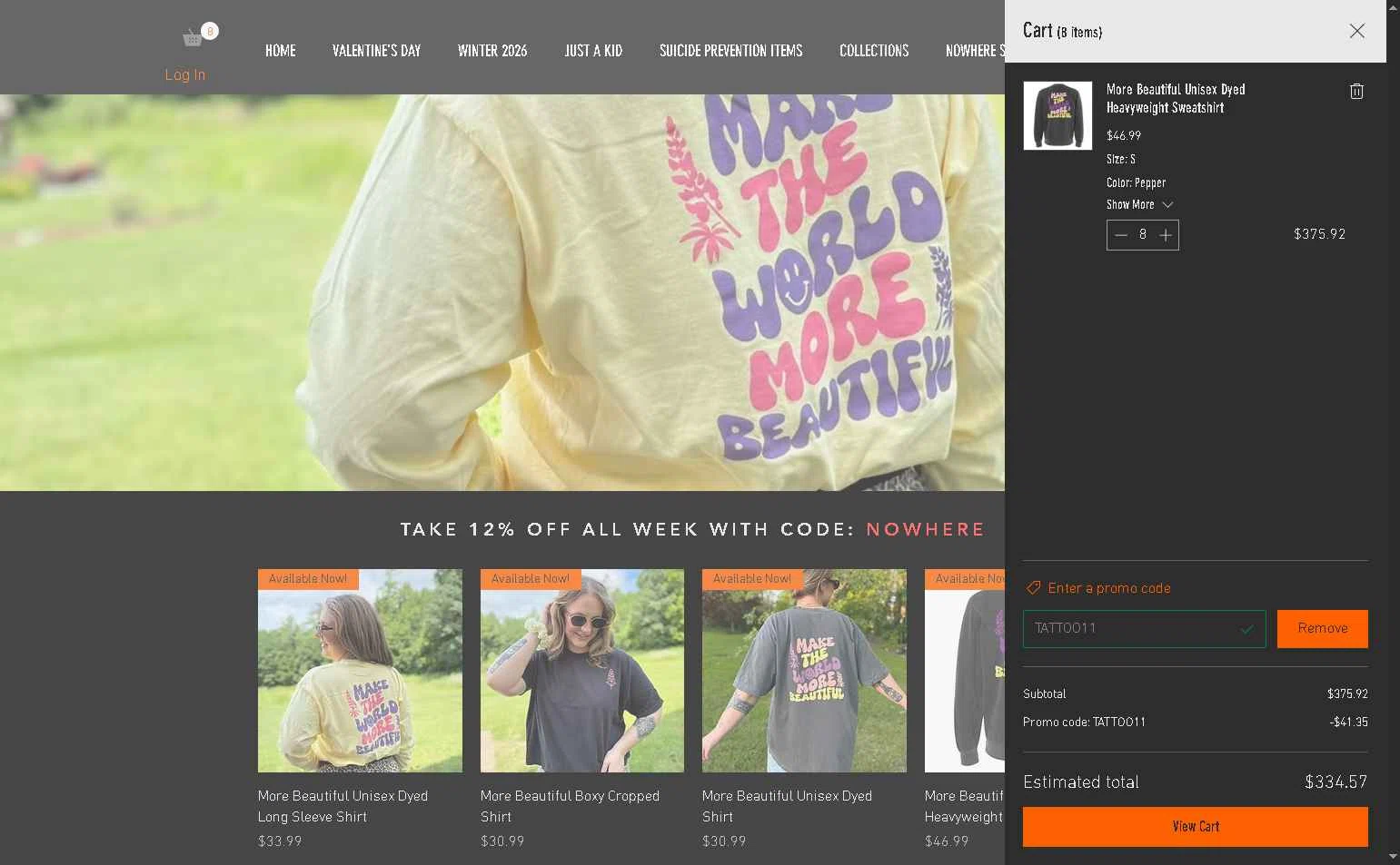 CFC WEAR checkout page showing CFC WEAR promo code box | Screenshot taken by SimplyCodes community member on Feb 2, 2026