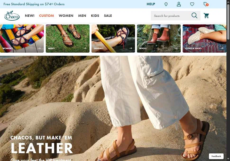 Chaco checkout page showing Chaco promo code box | Screenshot taken by SimplyCodes community member on Feb 10, 2026