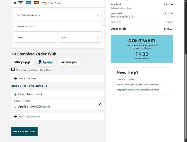 Chaco checkout page showing Chaco promo code box | Screenshot taken by SimplyCodes community member on Sep 28, 2025