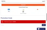 NEW10 coupon verification screenshot