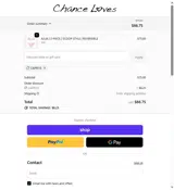 Chance Loves coupon verification screenshot