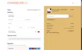 Chandelierias coupon verification screenshot