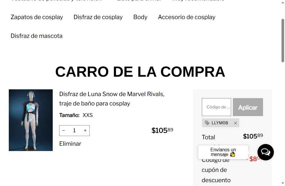 Chaorenbuy checkout page showing Chaorenbuy promo code box | Screenshot taken by SimplyCodes community member on Nov 25, 2025