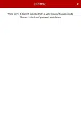 25TIRON coupon verification screenshot