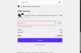 HOLIDAY20 coupon verification screenshot