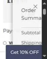 Charles Bentley coupon verification screenshot
