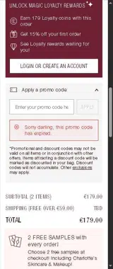 sjFA0P1 coupon verification screenshot
