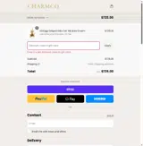 Charmco coupon verification screenshot