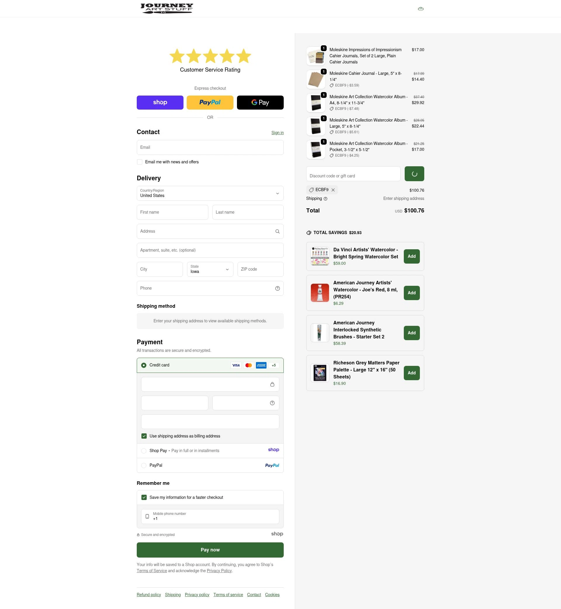 Cheap Joe's checkout page showing Cheap Joe's coupon code box | Screenshot taken by SimplyCodes community member on Jan 4, 2026