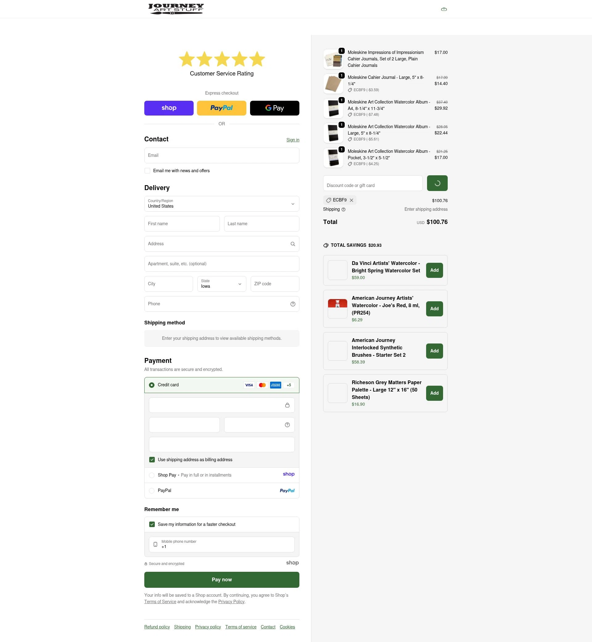 Cheap Joe's checkout page showing Cheap Joe's coupon code box | Screenshot taken by SimplyCodes community member on Jan 9, 2026