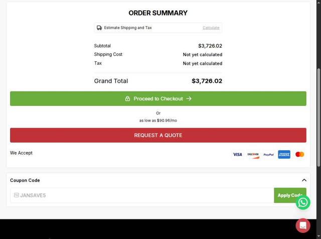Chefs Deal checkout page showing Chefs Deal discount code box | Screenshot taken by SimplyCodes community member on Aug 26, 2025