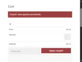 kari17 coupon verification screenshot