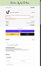 WELCOME10 coupon verification screenshot