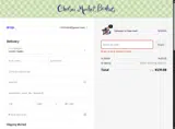 WELCOME10 coupon verification screenshot
