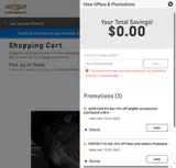 SAVE25 coupon verification screenshot