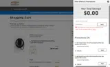 CONTINENTAL coupon verification screenshot