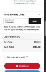 Chicago Bears coupon verification screenshot