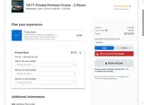 Chicago Boat Rentals coupon verification screenshot