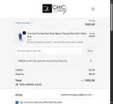 Chic20 coupon verification screenshot