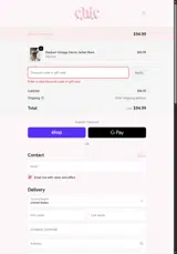 Chic by Ally B coupon verification screenshot