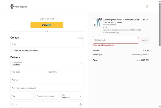 ChicWrap checkout page showing ChicWrap coupon code box | Screenshot taken by SimplyCodes community member on May 6, 2025