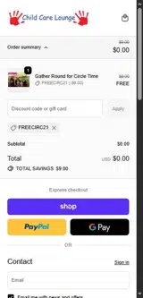 freecirc21 coupon verification screenshot