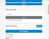 LOVE2ED coupon verification screenshot