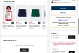 The Children's Place coupon verification screenshot