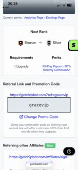 gracevip coupon verification screenshot