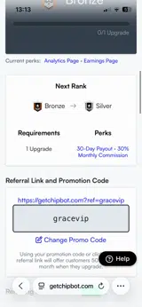 gracevip coupon verification screenshot