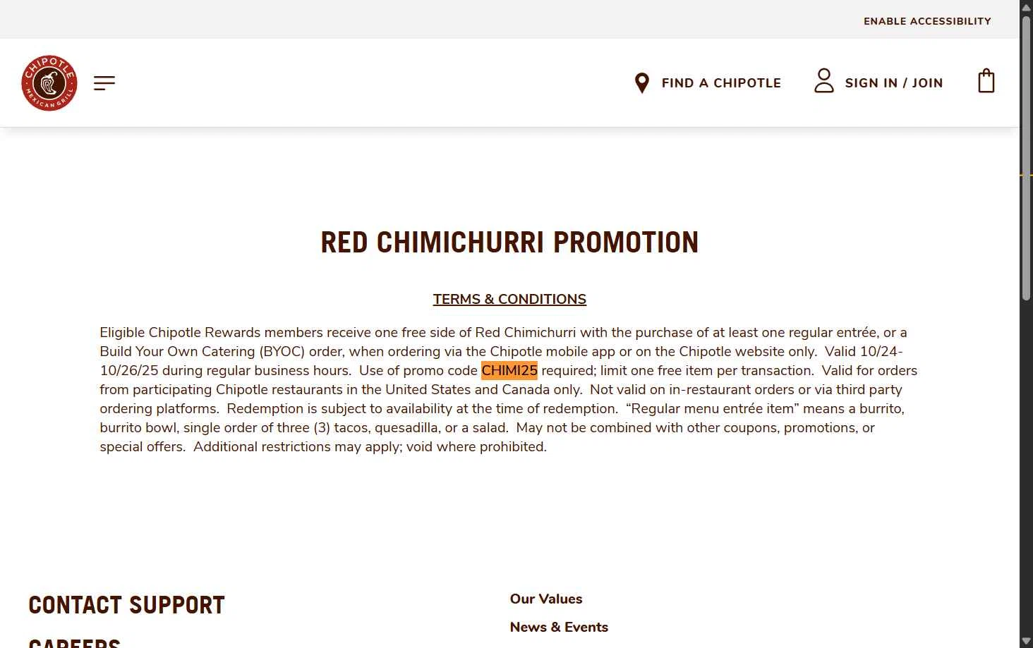 Chipotle Promo Codes - $10 Off (4 Verified) Nov 2025