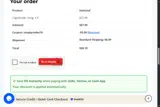 Choice Peps! coupon verification screenshot